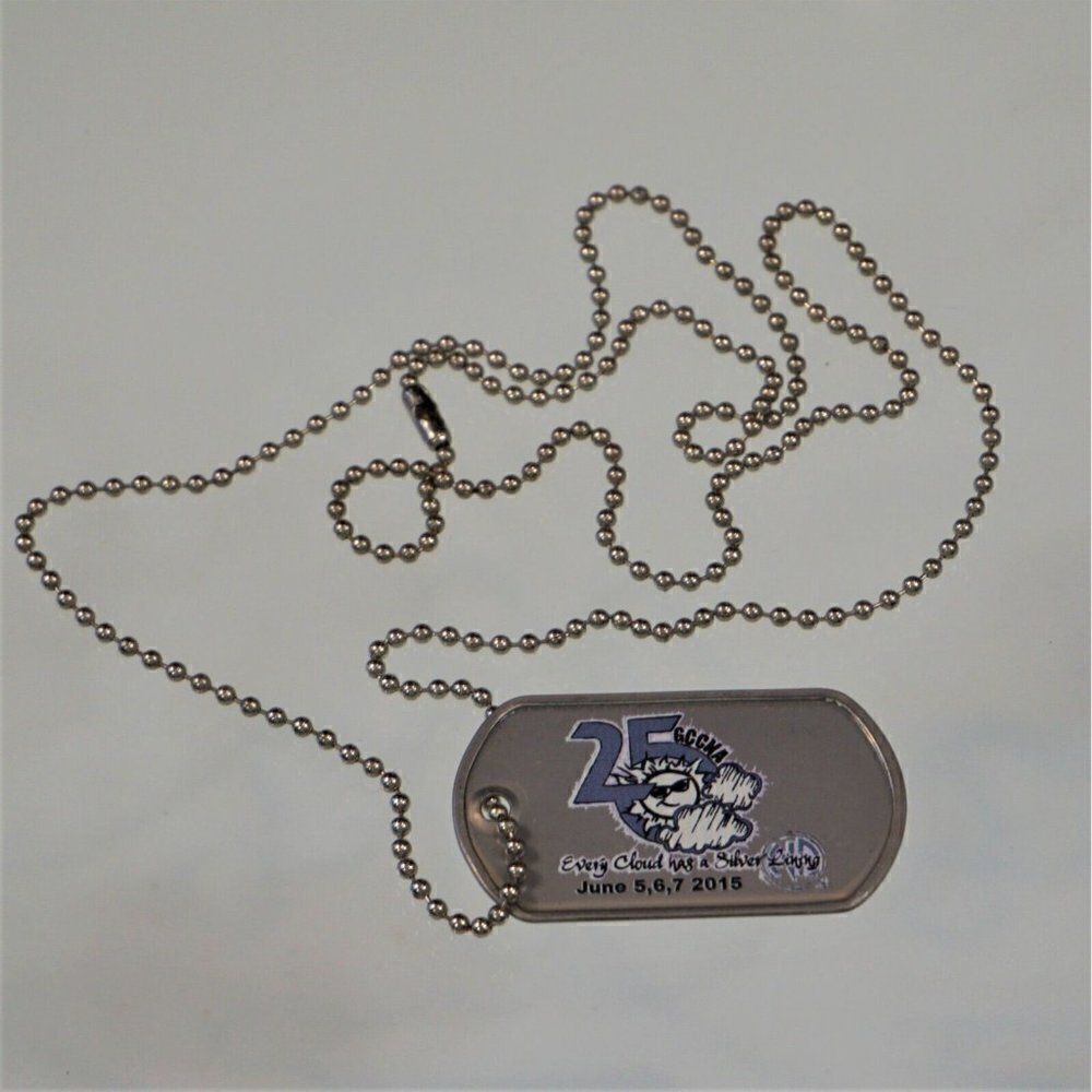Narcotics Anonymous GCCNA Aluminum Dog Tag June 2015